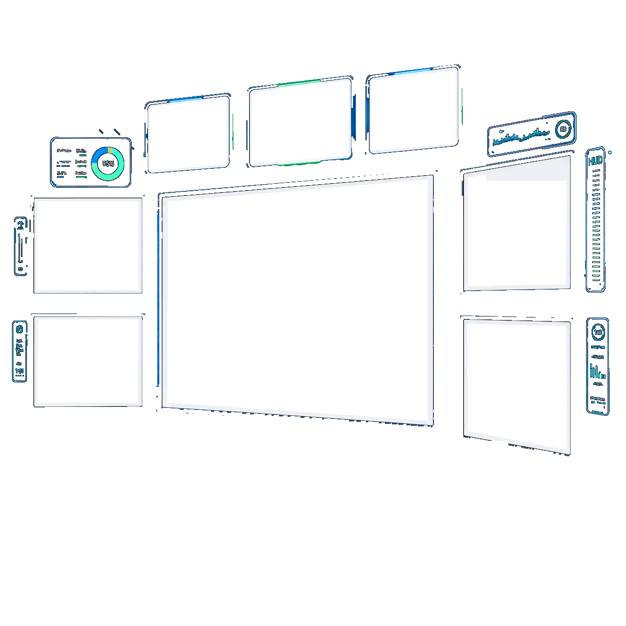 Trading cockpit frame
